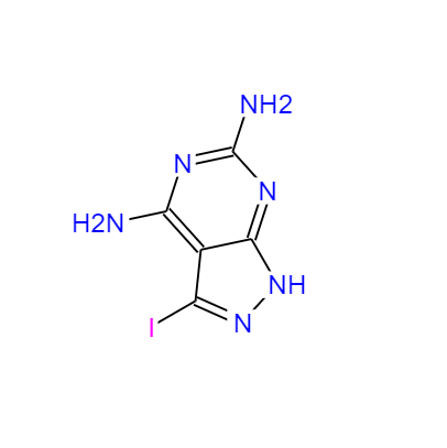 CAS：398117-44-7，中文名稱：3-碘-1H-吡唑并[3,4-d]嘧啶-4,6-二胺