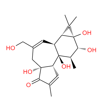 CAS：17673-25-5，中文名稱(chēng)：佛波醇 ，英文名稱(chēng)：Phorbol 