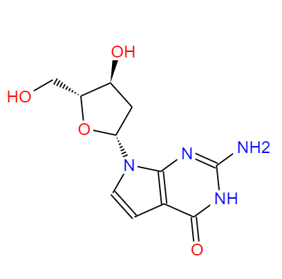 CAS：86392-75-8，中文名稱：7-Deaza-2’-脫氧鳥(niǎo)苷 ，英文名稱：7-Deaza-2'-dG 