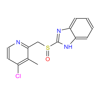  CAS：168167-42-8，中文名稱：蘭索拉唑EP雜質(zhì)F ，英文名稱：4-Desmethoxypropoxyl-4-chloro Rabeprazole