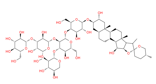 CAS：11024-24-1，中文名稱：毛地黃皂苷， 英文名稱：Digitonin 