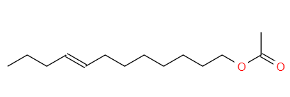  CAS：28079-04-1，中文名稱：梨小食心蟲性信息素， 英文名稱：(Z)-8-DODECEN-1-YL ACETATE