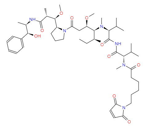 CAS：863971-24-8，中文名稱(chēng)：馬來(lái)酰亞胺基己酰-單甲基澳瑞他汀 E ，英文名稱(chēng)：McMMAE 