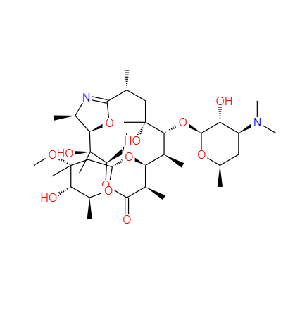  CAS：161193-44-8,中文名稱：紅霉素A 9,11-亞胺醚 英文名稱：Erythromycin A 9,11-Imino Ether