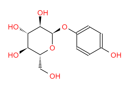 CAS：84380-01-8，中文名稱：α-熊果苷，英文名稱：4-Hydroquinone-alpha-D-glucopyranoside; alpha-Arbutin 