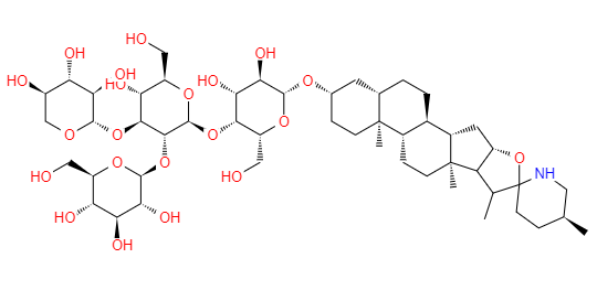  CAS：17406-45-0，中文名稱：番茄堿苷， 英文名稱：Tomatine