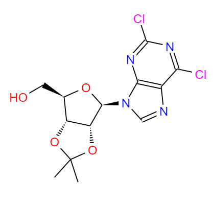 CAS：52678-40-7,中文名稱：2,6-二氯-9-[2,3-O-(1-甲基亞乙基)-β-D-呋喃呋喃糖基]-9H-嘌呤 