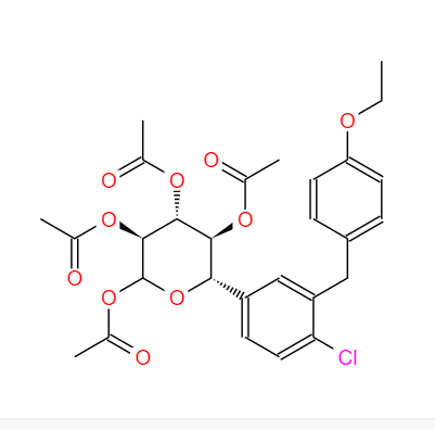 CAS：1018898-84-4，中文名稱：(3S,4R,5S,6S)-6-(4-氯-3-(4-乙氧基芐基)苯基)四氫-2H-吡喃-2,3,4