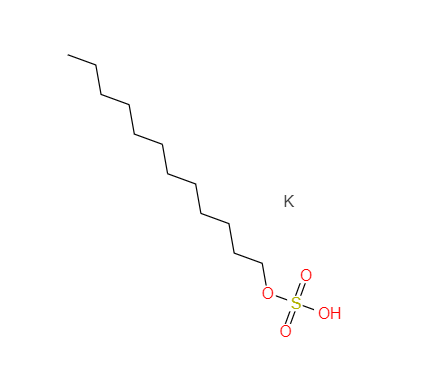 CAS：4706-78-9，中文名稱：十二烷基硫酸鉀 ，英文名稱：potassium dodecyl sulphate 