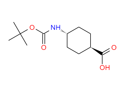 CAS：53292-89-0，中文名稱：N-BOC-氨基環(huán)己胺羧酸 ，英文名稱：trans-4-(Boc-amino)cyclohexanecarboxylic acid 