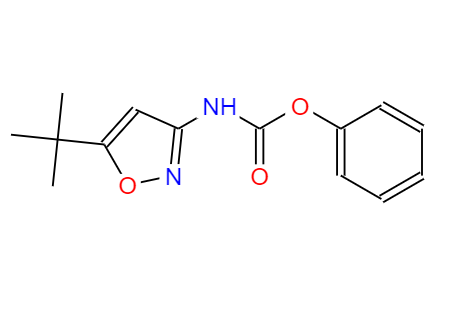 CAS：81479-48-3，中文名稱：5-叔丁基異噁唑-3-基氨基甲酸苯酯 ，英文名稱：Phenyl 5-tert-butylisoxazol-3-ylcarbamate 
