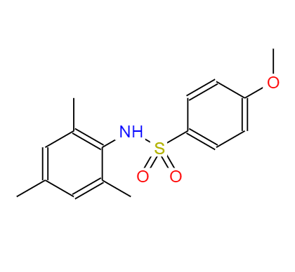 CAS：349085-82-1 ， 中文名稱：4-甲氧基-N-(2,4,6-三甲基苯)苯磺酰胺,97%