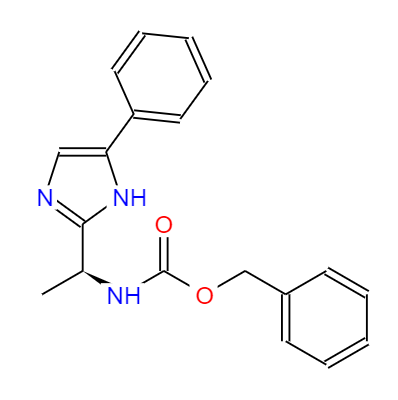 CAS：864825-21-8，中文名稱(chēng)：1-（4-苯基-1H-咪唑-2-yl)乙基氨基甲酸芐酯 