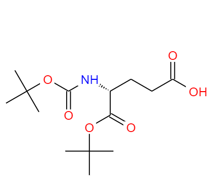 CAS：73872-71-6，中文名稱(chēng)：N-BOC-D-谷氨酸-1-叔丁酯 ，英文名稱(chēng)：Boc-D-Glu-OtBu 