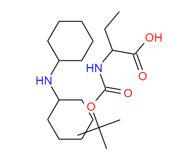 CAS：27494-47-9，中文名稱(chēng)：Boc-D-α-氨基丁酸二環(huán)己基銨鹽 ，英文名稱(chēng)：Boc-D-α-aminobutyricaciddicyclohexylammoniumsalt 