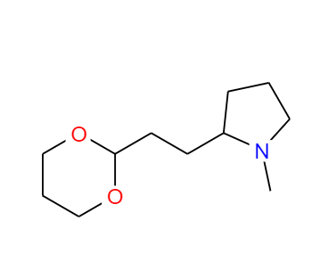  CAS：868618-73-9 ，英文名稱：Pyrrolidine, 2-[2-(1,3-dioxan-2-yl)ethyl]-1-methyl-