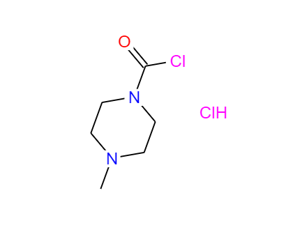  CAS：55112-42-0，中文名稱：4-甲基哌嗪-1-甲酰氯 鹽酸鹽 ，英文名稱：4-Methyl-1-piperazinecarbonyl chloride hydrochloride