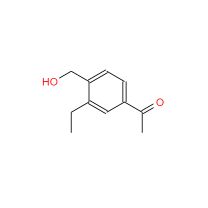 cas：1378888-43-7  ，中文名稱：1-(3-乙基-4-羥甲基)苯乙酮