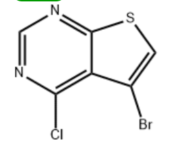 CAS：814918-95-1，中文名稱：5-溴-4-氯噻吩[2,3-d]嘧啶 ，英文名稱：5-Bromo-4-chlorothieno[2,3-d]pyrimidine 