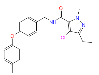  CAS：129558-76-5，中文名稱：唑蟲酰胺 ，英文名稱：TOLFENPYRAD