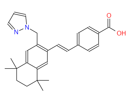 CAS：410528-02-8，中文名稱：帕羅伐汀， 英文名稱：Palovarotene 