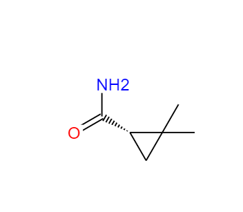 CAS：75885-58-4，中文名稱：(S)-2,2-二甲基環(huán)丙烷-1-甲酰胺 ，英文名稱：(S)-2,2-Dimethylcyclopropane-1-carboxamide 