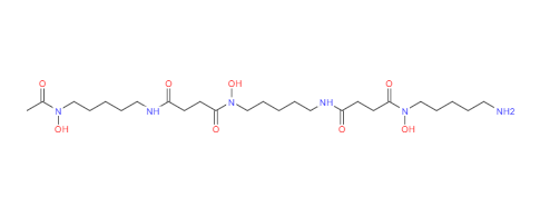  CAS：70-51-9，中文名稱：去鐵胺， 英文名稱：Deferoxamine