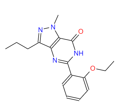 CAS：139756-21-1，中文名稱：5-(2-乙氧苯基)-1-甲基-3-丙基-1,6-二氫-7H-吡唑并[4,3-D]嘧啶-7-酮
