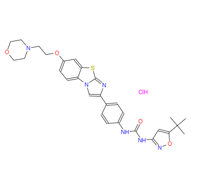 CAS：1132827-21-4，中文名稱：鹽酸喹扎替尼 ，英文名稱：Quizartinib dihydrochloride 
