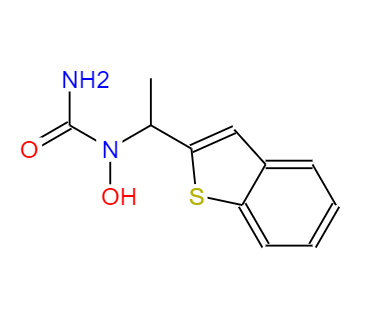  CAS：111406-87-2，中文名稱：齊留通， 英文名稱：Zileuton