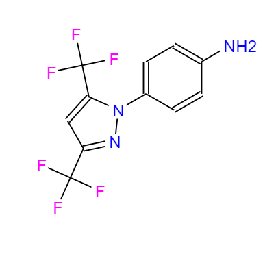 CAS：123066-64-8，中文名稱：4-(3,5-雙(三氟甲基)-1H-吡唑-1-基)-苯胺， 英文名稱：CrAcintermediate2 