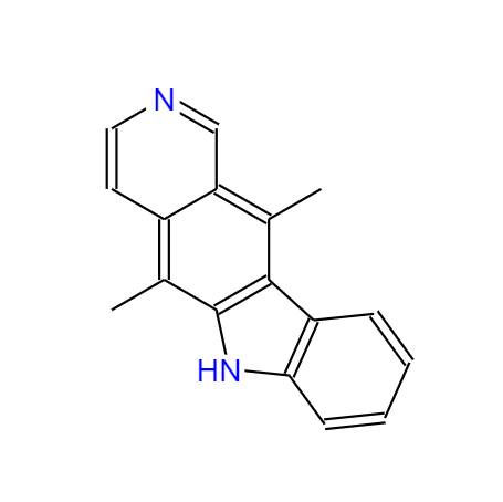 CAS： 519-23-3，英文名稱：Ellipticine 