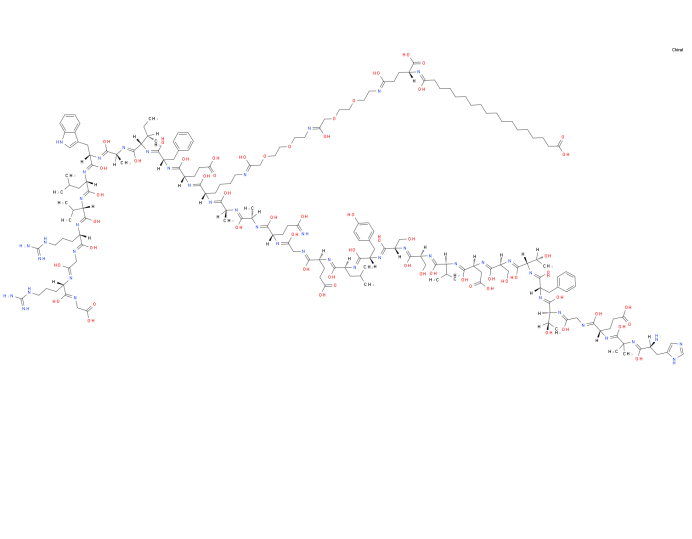 CAS：910463-68-2，中文名稱：索馬魯肽 ，英文名稱：Sermaglutide 