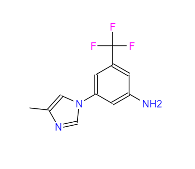 CAS：641571-11-1，3-(4-甲基-1H-咪唑-1-基)-5-(三氟甲基)苯胺 