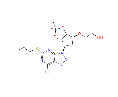 CAS：376608-75-2，基)-4-嘧啶基]氨基]四氫-2,2-二甲基-4H-環(huán)戊烯并- 1,3-二惡茂-4-基]氧基]乙醇 
