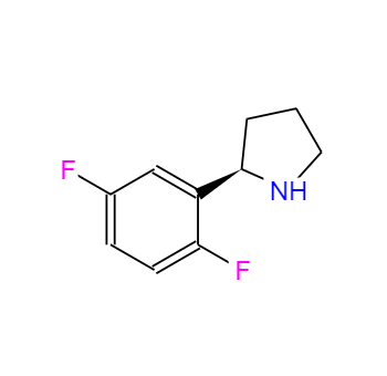 CAS：1218935-59-1，(2R)-2-(2,5-二氟苯基)吡咯烷 
