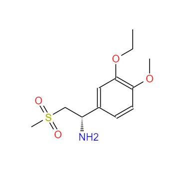CAS：608141-42-0，(S)-1-(3-乙氧基-4-甲氧基苯基)-2-(甲基磺?；?乙胺 