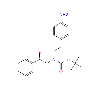 CAS：223673-36-7，N-[2-(4-氨基苯基)乙基]-N-[(2R)-2-羥基-2-苯基乙基]氨基甲酸叔丁酯 