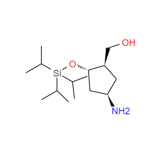 CAS：1644346-71-3，((1R,2S,4R)-4-氨基-2-((三異丙基甲硅烷基)氧基)環(huán)戊基)甲醇 