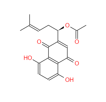 CAS：24502-78-1，乙酰紫草素