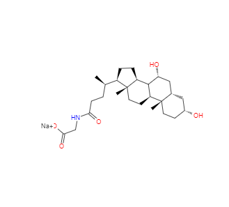 CAS：16564-43-5，甘氨鵝去氧膽酸鈉 