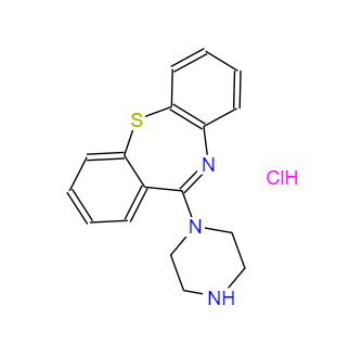 CAS：111974-74-4，11-(1-哌嗪基)-二苯并硫氮雜卓鹽酸鹽 