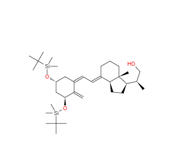 CAS：128387-35-9，，((1A，3B，5E，7E)-20-羥甲基-9，10-開環(huán)膽甾-1，3，-雙叔丁基二甲基硅氧基-5，7，10(19)-三烯) 