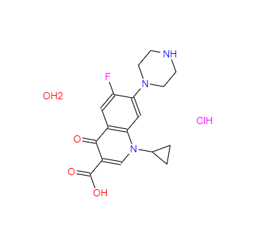 CAS：86393-32-0，鹽酸環(huán)丙沙星(一水物) 