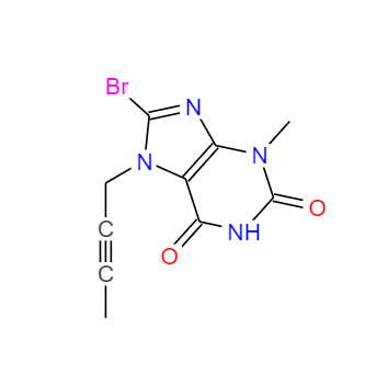 CAS：666816-98-4，8-溴-7-(2-丁炔基)-3-甲基黃嘌呤 