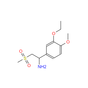 CAS：253168-94-4，1-（3-乙氧基-4-甲氧基苯基）-2-（甲磺酰基）乙胺 
