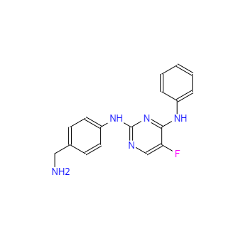 CAS：916603-07-1，N2-(4-(氨甲基)苯)-5-氟-N4-苯基嘧啶-2,4-二胺