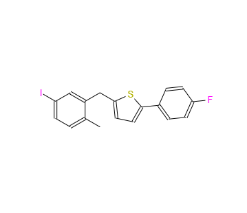 CAS：898566-17-1，2-(4-氟苯基)-5-[(5-碘-2-甲基苯基)甲基]噻吩
