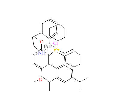 CAS：1148148-01-9，氯[2-(二環(huán)己基膦基)-2’,4’,6’-三異丙基-3,6-二甲氧基聯(lián)苯][2-(2-氨乙基)苯基]鈀(II)
