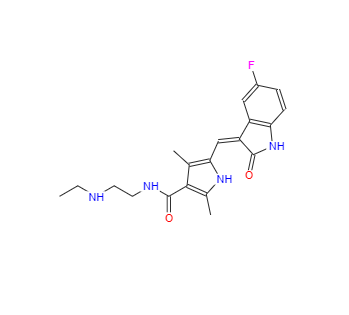 CAS：356068-97-8，N-去乙基舒尼替尼三氟乙酸鹽 